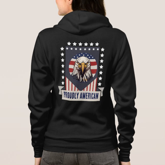 Stolz American Bald Eagle Hoodie (Rückseite)