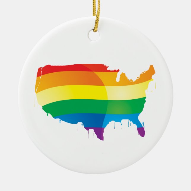 STOLZ AMERIKA KERAMIK ORNAMENT (Vorne)