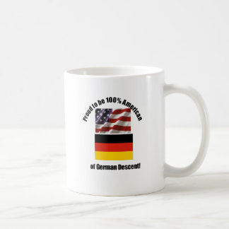Stolz, Amerikaner des Deutschen des deutschen Kaffeetasse