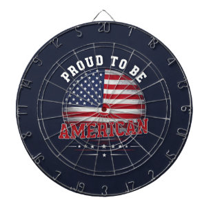 Stolz, Amerikaner zu sein Dartscheibe