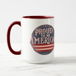 Stolz, Amerikaner zu sein Tasse