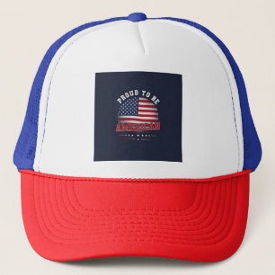 Stolz, Amerikaner zu sein Truckerkappe