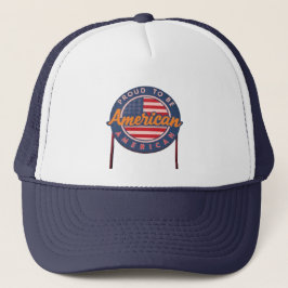 Stolz, Amerikaner zu sein Truckerkappe