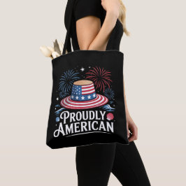 Stolz amerikanisch - Patriotic Beach Sunhat Tasche