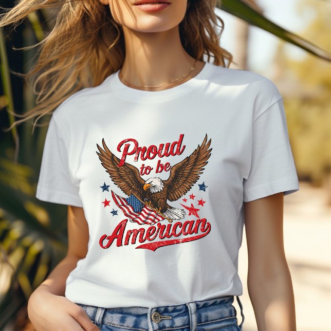 Stolz, amerikanischer T - Shirt zu sein (Von Creator hochgeladen)