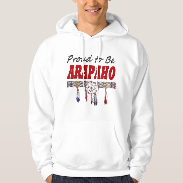 Stolz, Arapaho-erwachsenes mit Kapuze Sweatshirt (Vorderseite)