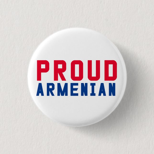 stolz Armenisch Button (Vorderseite)