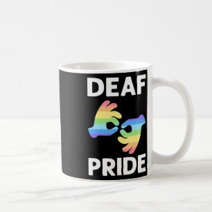 Stolz. Asl Awareness Hand Sign Language Deaf Prix Kaffeetasse