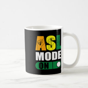 Stolz-Asl-Modus auf der Sprache des Stolzes Kaffeetasse