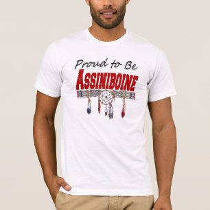 Stolz, Assiniboine angepasster T - Shirt zu sein