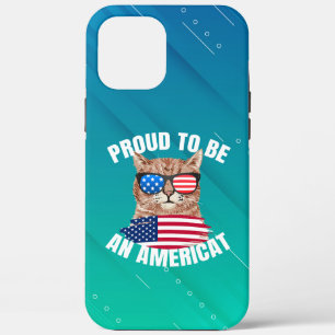 Stolz auf Ameriat Cat USA Flag Happy Vierte 4. Case-Mate iPhone Hülle