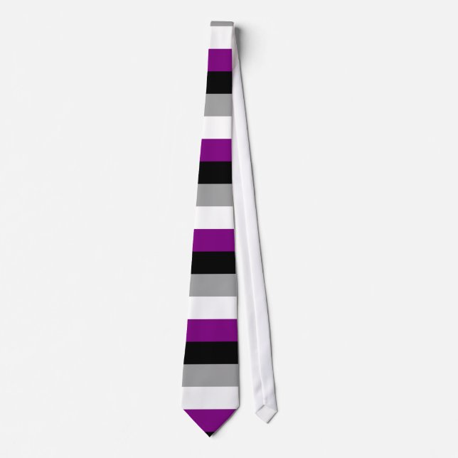 Stolz auf Asexualität Krawatte (Vorderseite)