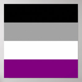 Stolz auf Asexualität Poster