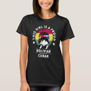 Stolz auf bolivianische Flagge Cuba erwachsene Fra T-Shirt
