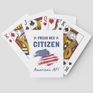 Stolz auf den neuen amerikanischen Bürger, Zeremon Spielkarten
