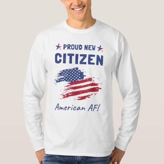 Stolz auf den neuen amerikanischen Bürger, Zeremon T-Shirt (Vorderseite)