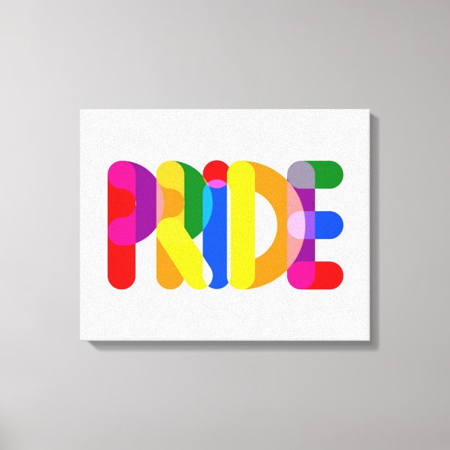 Stolz auf Design Leinwanddruck (Vorderseite)