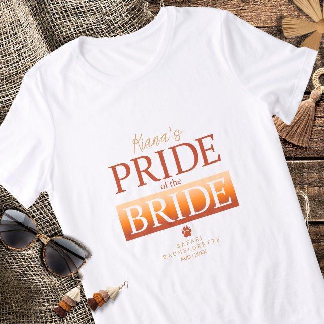 Stolz auf die Bride Safari Bachelorette ID1158 Tri-Blend Shirt (Von Creator hochgeladen)