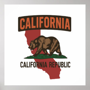 Stolz auf die California Republic Poster