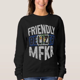 Stolz auf die Flagge von Belize Männer und Frauen  Sweatshirt