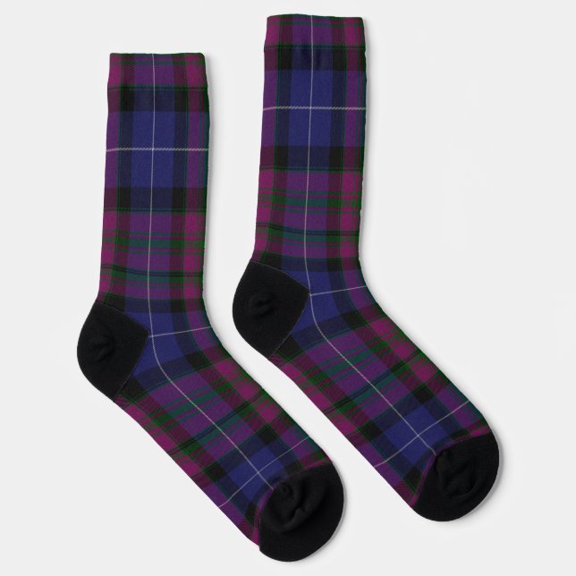 Stolz auf die Karierten Socken von Tartan in Schot (Rechts)