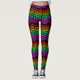 Stolz auf die LGBTQ+-Farben des Regenbogens Leggings