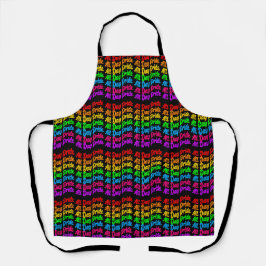 Stolz auf die LGBTQ+-Farben des Regenbogens Schürze