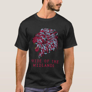 Stolz auf die Midlands Villa Soccer Fan Aston Jers T-Shirt