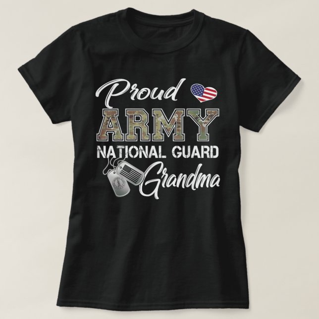 Stolz auf die Nationalgarde der Großarmee T-Shirt (Design vorne)