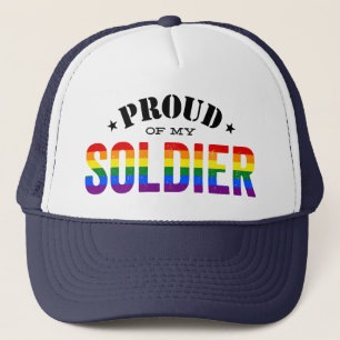 Stolz auf die Regenbogenflagge meines Schwulen Sol Truckerkappe
