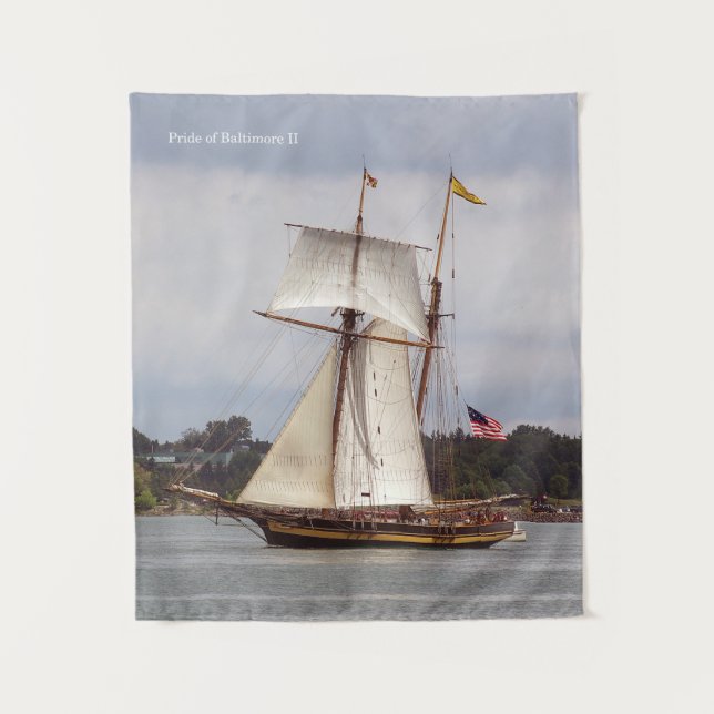 Stolz auf die Tapisserie Baltimore II Wandteppich (Vorderseite)