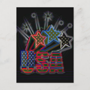Stolz auf die USA Postkarte