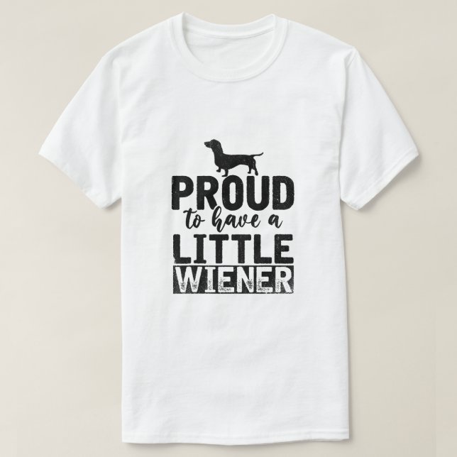 Stolz auf eine kleine Dackel T-Shirt (Design vorne)