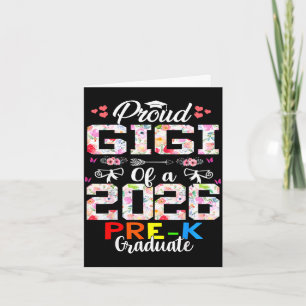 Stolz auf gigi, Absolventin des Vorschuljahres 202 Karte