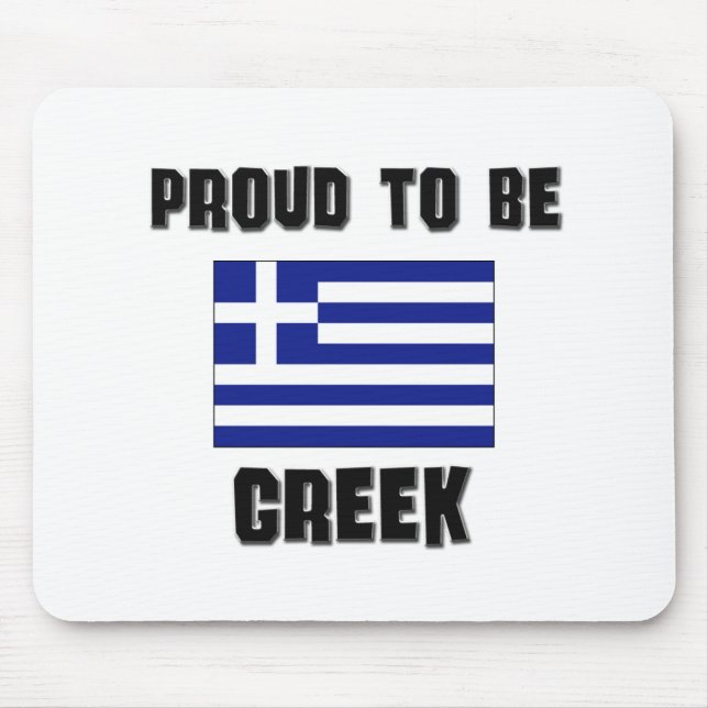 Stolz auf GREEK Mousepad (Vorne)