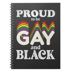 Stolz auf Homosexualität und schwarze LGBT Notizblock