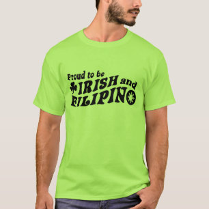 Stolz auf Iren und Philippinen T-Shirt