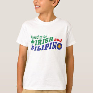 Stolz auf Iren und Philippinen T-Shirt