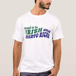 Stolz auf Iren und Puerto Rico T-Shirt