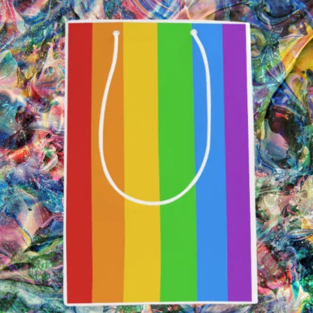 Stolz auf jeden Streifen Mittlere Geschenktüte (Von Creator hochgeladen)