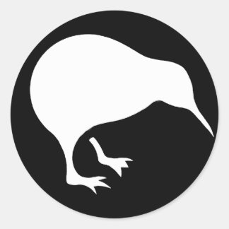 STOLZ AUF KIWI - Klassischer Rundaufkleber, Matte Runder Aufkleber