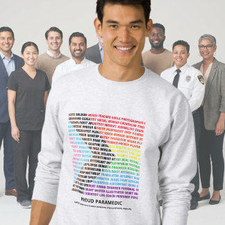 Stolz auf LGBT-Vielfalt Individuelle Regenbogen-Wo Sweatshirt