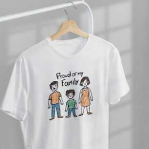 Stolz auf meine Familie T-Shirt