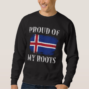 Stolz auf meine isländischen Wurzeln isländische F Sweatshirt
