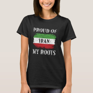 Stolz auf meine persische Roots-iranische Flagge I T-Shirt
