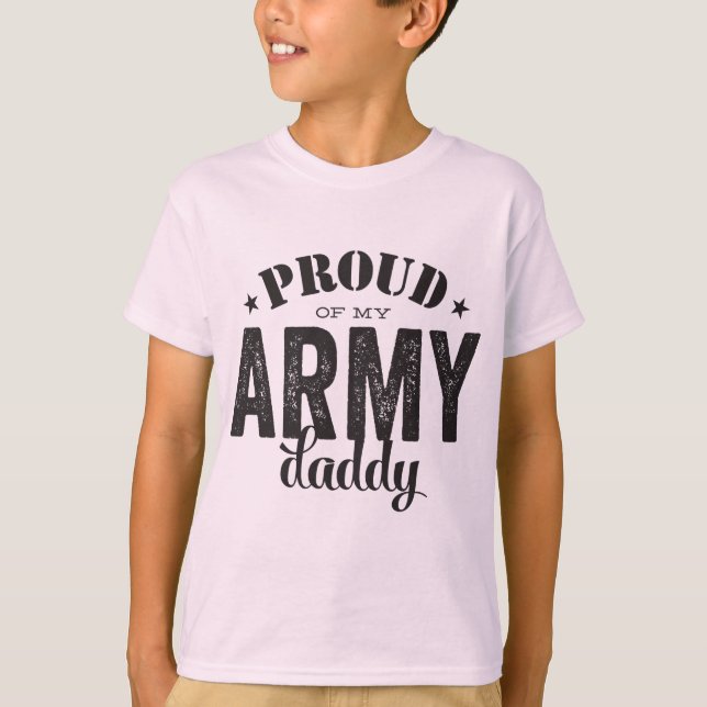 Stolz auf meinen ARMEE Vati T-Shirt (Vorderseite)