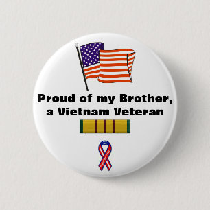 Stolz auf meinen Bruder, ein Button