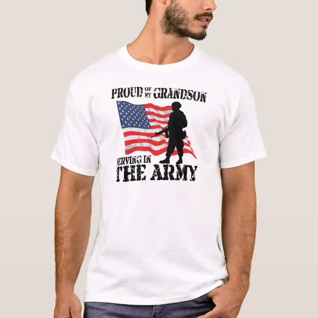 Stolz auf meinen Enkel T-Shirt (Vorderseite)