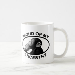Stolz auf meinen Herkunfts-Schimpansen Kaffeetasse