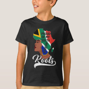 Stolz auf meinen südafrikanischen Wurzeln, Schwarz T-Shirt